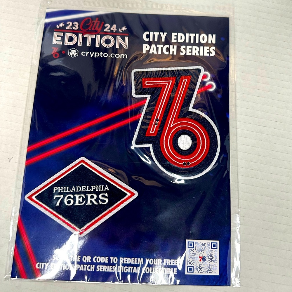 Philadelphia 76ers City Edition, patch series